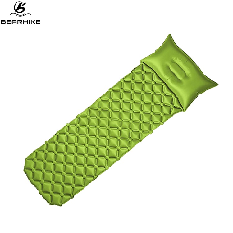 Inflatable Sleeping Mat With Pillow